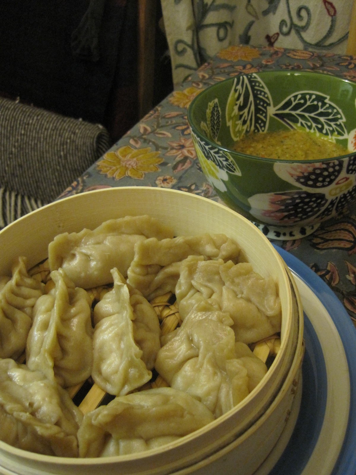 Joyti's momo recipe with Tibetan sepen chilli sauce 